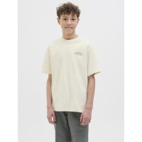 ΠΑΙΔΙΚΗ ΜΠΛΟΥΖΑ T-SHIRT BACK PRINT ORIGINALS JACK AND JONES JUNIOR ΕΚΡΟΥ ΑΓΟΡΙ 12274931