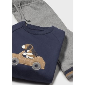 ΠΑΙΔΙΚΟ ΣΕΤ 3 ΤΜΧ ΦΟΥΤΕΡ ΚΑΙ 2 ΦΟΡΜΕΣ ΜΕ FLEECE DOG IN CAR MAYORAL ΜΠΛΕ ΑΓΟΡΙ 15-02841-078