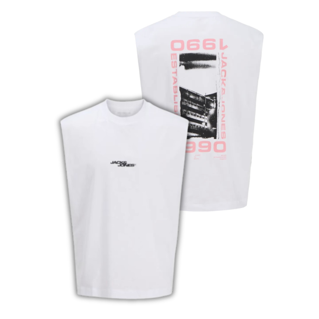 ΠΑΙΔΙΚΗ ΜΠΛΟΥΖΑ ΑΜΑΝΙΚΗ JACK AND JONES JUNIOR ΑΣΠΡΟ ΑΓΟΡΙ 12278673