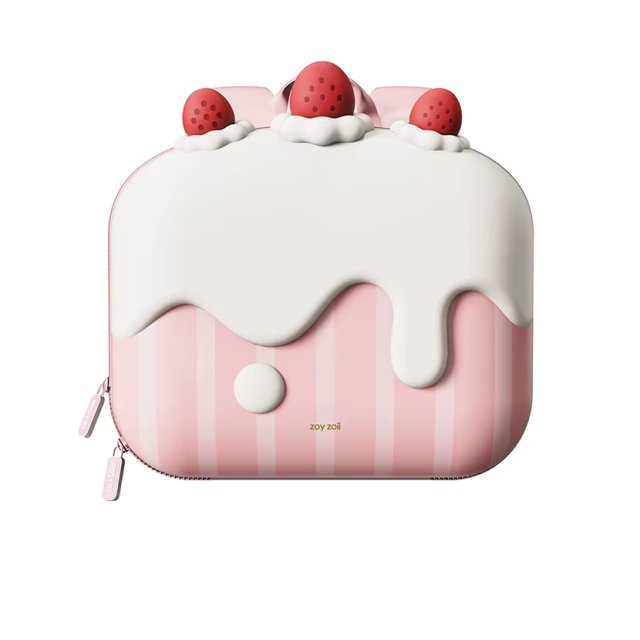 ΠΑΙΔΙΚΗ ΤΣΑΝΤΑ BACKPACK 3D STRAWBERRY CAKE 8,8LT ZOY ZOII ΡΟΖ ΚΟΡΙΤΣΙ B18
